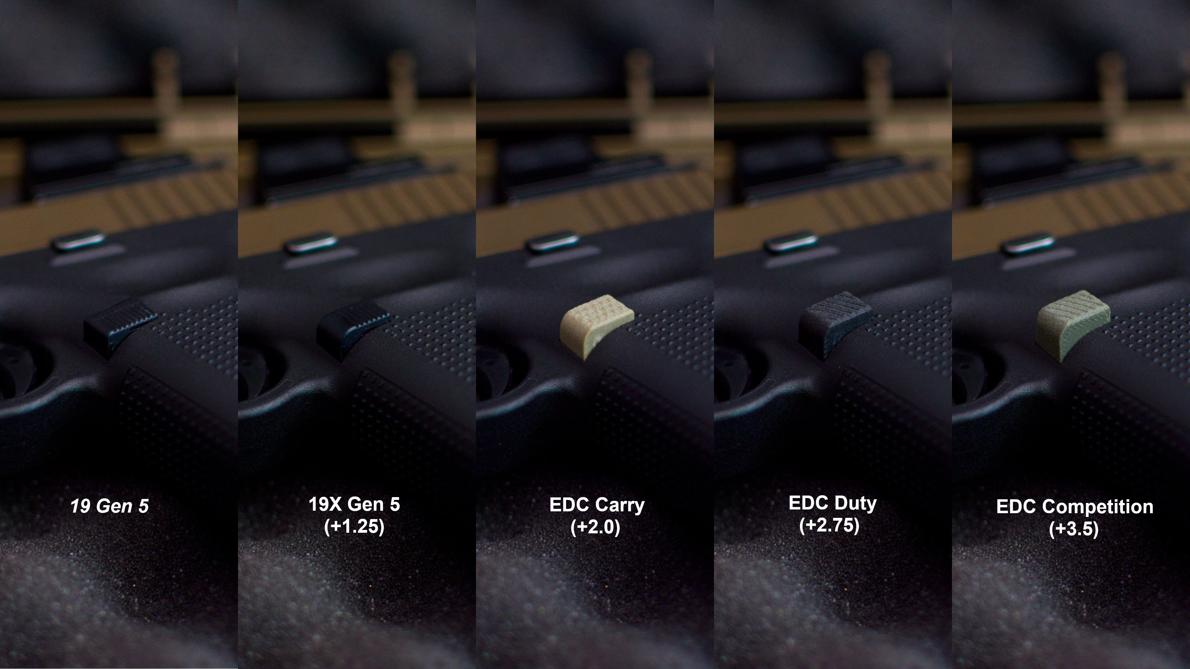 EDC Enhanced Magazine Catch for Glock - Gen 4/5/6 - 9mm/.40cal